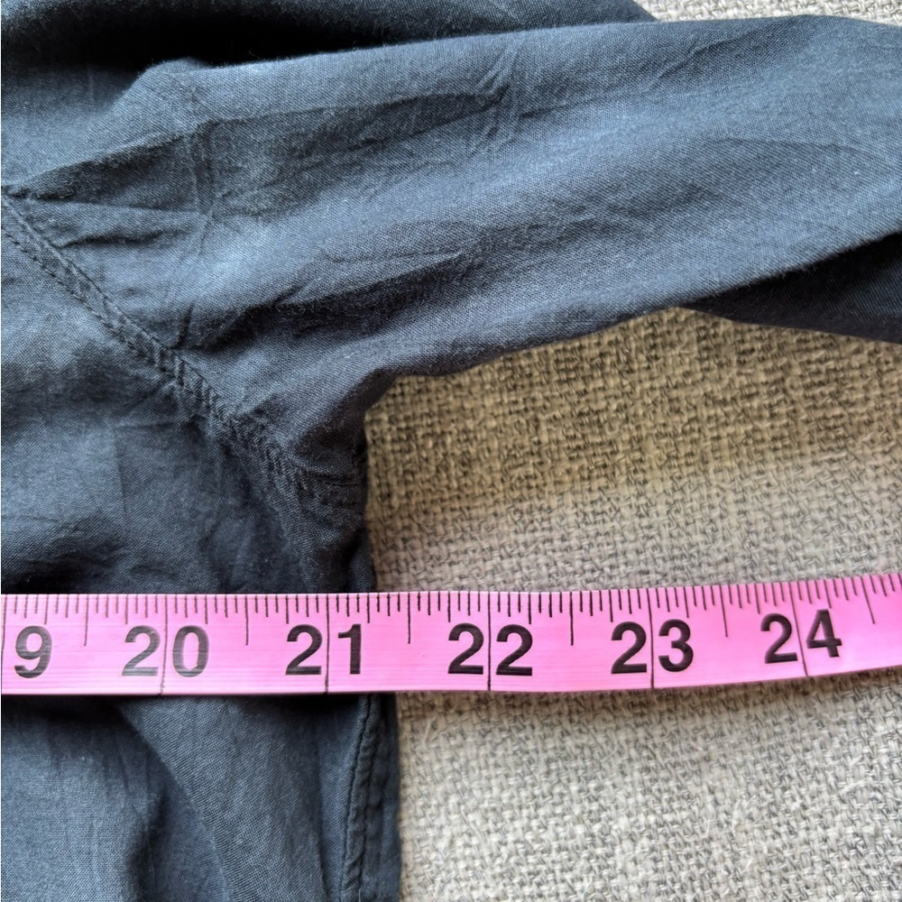 Women’s Hartford Alternative Classics Dark Navy Shirt Lagenlook Vacation size 1 - Picture 8 of 9